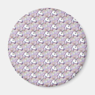 hologram unicorn emoji magnet