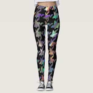 hologramhoundstoftoblandningar leggings