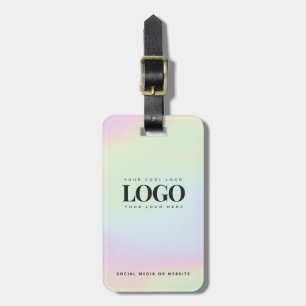 HoloGrapel Pastel Company Logotyp Business Anpassn Bagagebricka