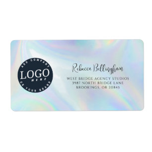 HoloGraph Company Logotyp Modern Office Adress Fraktsedel
