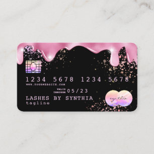 Holograph Foil Stänk Kredit Card modern gigant Visitkort