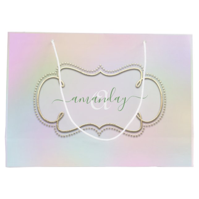 Holograph Framed Royal Monogram Princess Rosa (Baksidan)