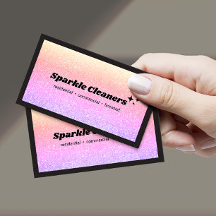 HoloGraph Glitter House Städning Service Visitkort