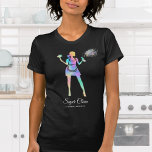 HoloGraph Maid Städning Städning tjänster Busine T Shirt<br><div class="desc">Maid Städning House professionell Städning Affärskort holoGrapfaux faux foil dam janitorial Commercial BohouseCare</div>