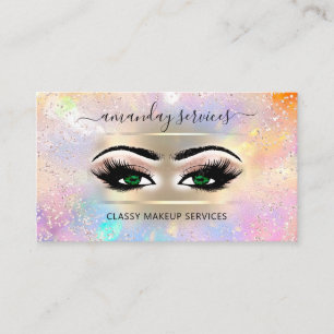 Holograph Online Shop Ro Makeup Artist QR-kod Visitkort