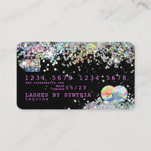 Holograph Unicorn Kredit Card Visitkort
