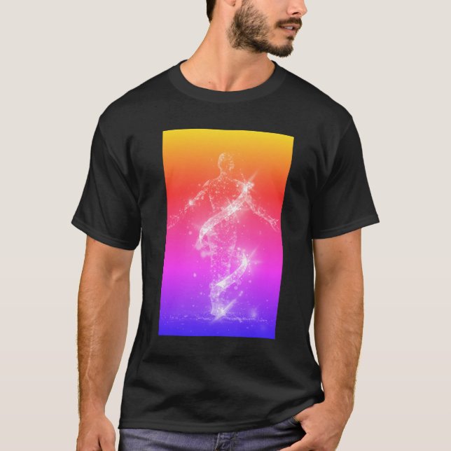 Holographic Energy Dancer T Shirt (Framsida)