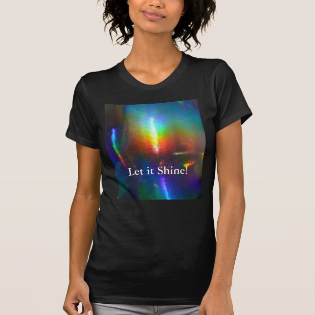 Holographic flamma tee shirt (Framsida)