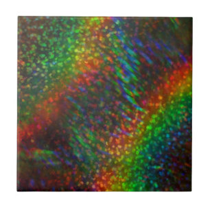 Holographic glitterregnbågar för glänsande ljus kakelplatta