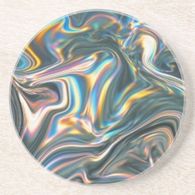 Holographic krom underlägg sandsten (Framsidan)