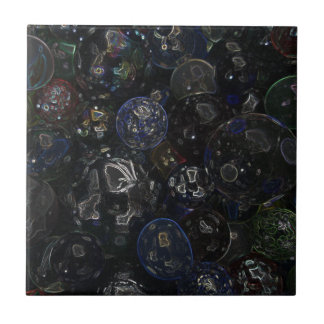 Holographic marmorar kakelplatta