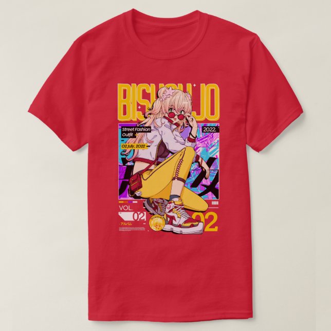 Hololive Japan Momosuzu Nene T Shirt (Design framsida)