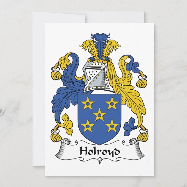 Holroyd Family Crest (Framsida)