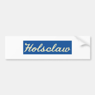 Holsclaw stänkskärmklistermärke bildekal