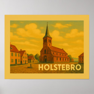 Holstebro Danmark Giacometti Poster