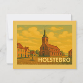 Holstebro Danmark Giacometti Vykort