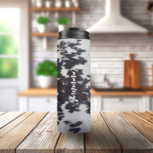 Holstein Cow Faux Leather Natural look