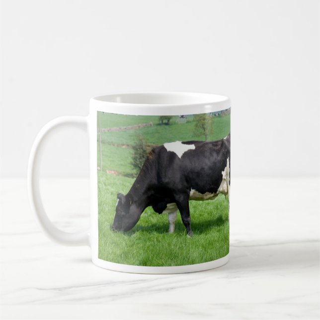 Holstein Cow Grazing Mugg (Vänster)