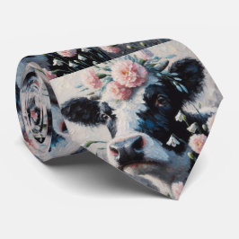 Holstein Cow i Flowers Farm Farmhouse Painting Slips