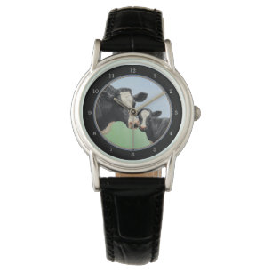 Holstein Cow och Calf Armbandsur