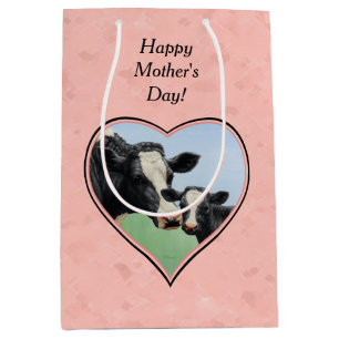Holstein Cow och Calf Rosa Heart