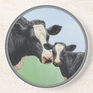 Holstein Cow och Calf Underlägg