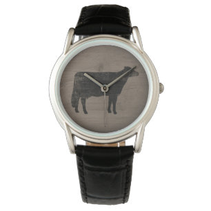 Holstein Cow Silhouette Armbandsur