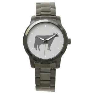 Holstein Cow Silhouette Armbandsur