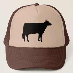 Holstein Cow Silhouette Farm Animal Farmers Hat Keps