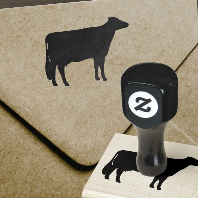Holstein Cow Silhouette | Land-husdjur Stämpel (Skapare uppladdad)