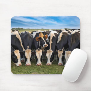Holstein Cow Wearing Cowboy Hat Musmatta