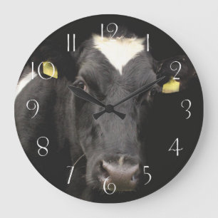 Holstein Fresian Cow Stor Klocka
