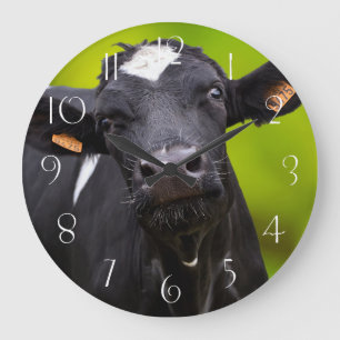 Holstein Fresian Cow Stor Klocka