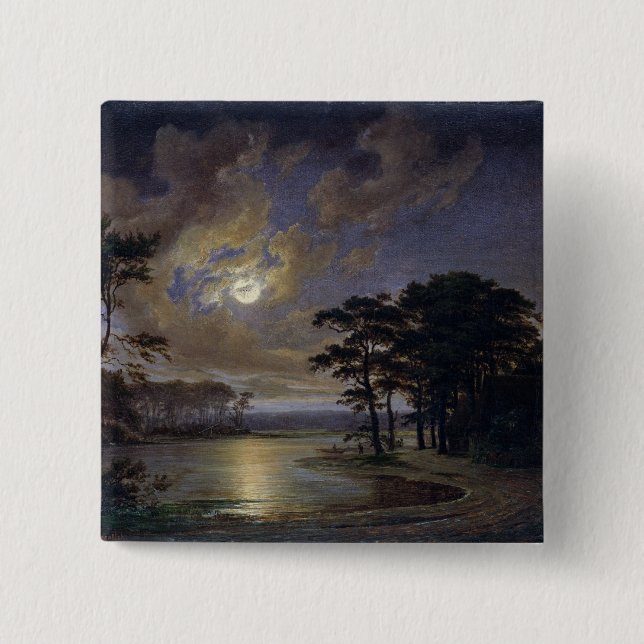 Holstein hav - månsken, 1847 knapp (Framsida)