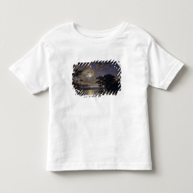 Holstein hav - månsken, 1847 tee shirt (Framsida)