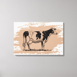Holstein ko canvastryck