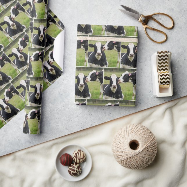 Holstein Ko Kiss Presentpapper (Hantverk)