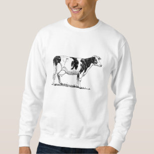 Holstein ko lång ärmad tröja