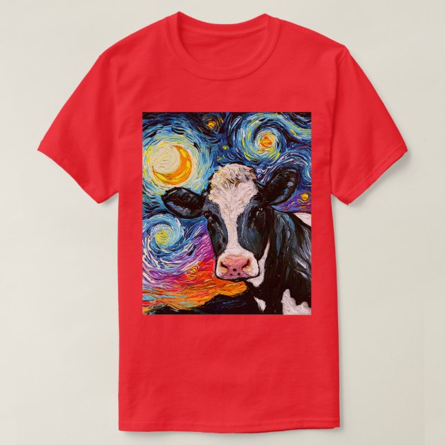 Holstein Night T Shirt (Design framsida)