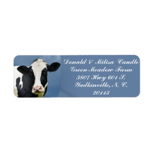 HOLSTEIN RETURADRESS ETIKETT