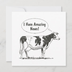Holstein Tänka Cow anpassa den Meddelande