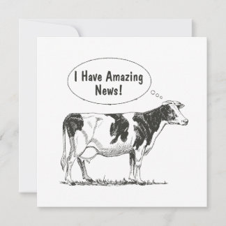 Holstein Tänka Cow anpassa den Meddelande