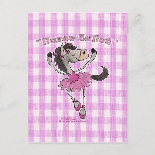 Holsteiner Hästbalett Vykort (Framsida)
