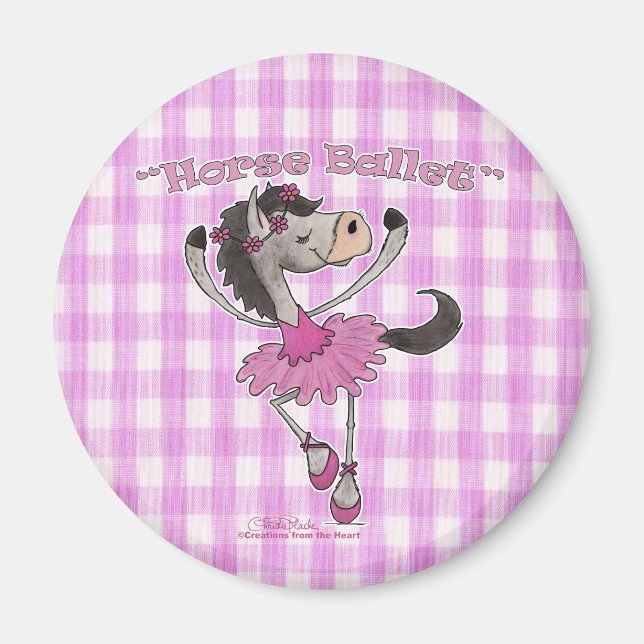 Holsteiner Horse Ballet Magnet (Framsidan)