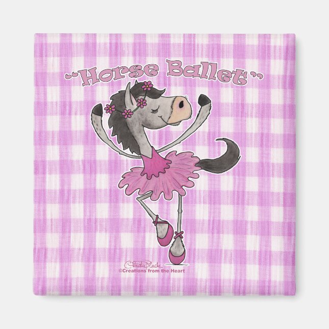 Holsteiner Horse Ballet Magnet (Framsidan)