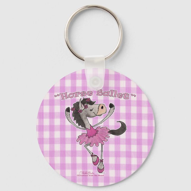 Holsteiner Horse Ballet Nyckelring (Framsida)