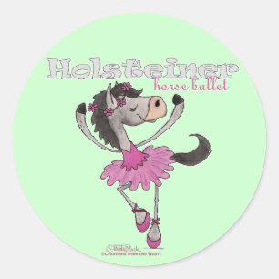 Holsteiner Horse Ballet Runt Klistermärke