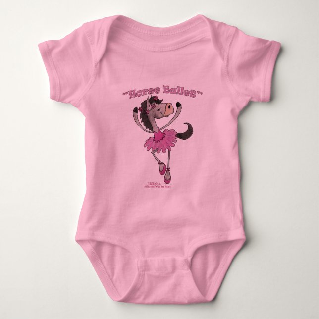 Holsteiner Horse Ballet Tee Shirt (Framsida)