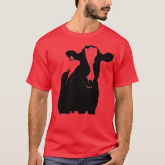 Holsteinko, svart och vit ko t shirt