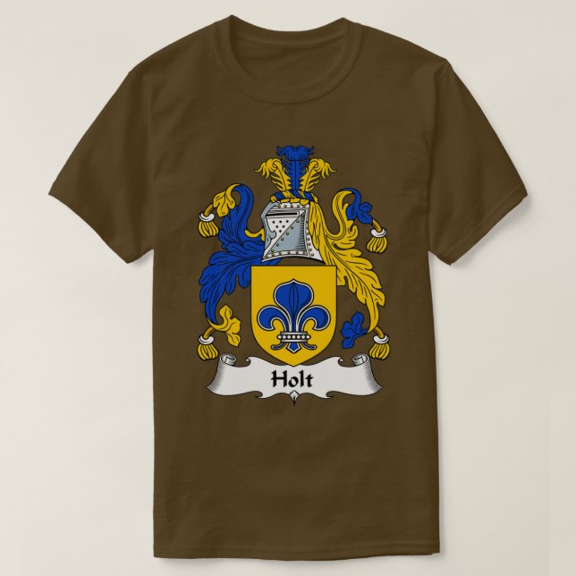 Holt Jackar Arm Family Crest T Shirt (Design framsida)